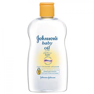 Johnson's Baby Oil  with Camomile  Locks in More Than Double The Moisture  200 mL